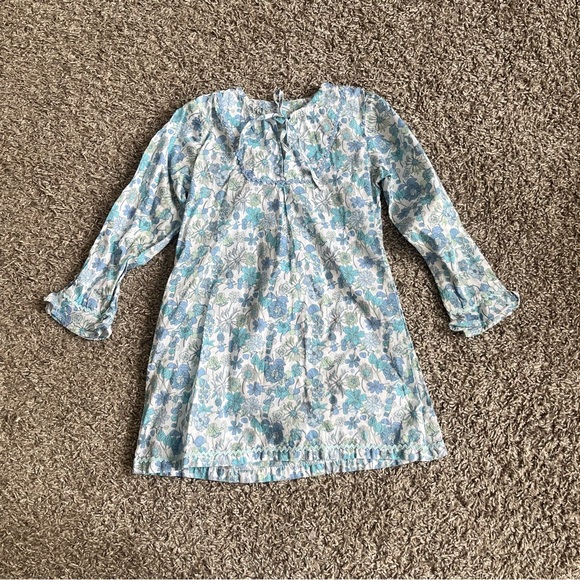 Papo d'Anjo Other - Toddler Baby Girls Papo d'Anjo Long Sleeve Dress Floral Prairie Cottage Size 3*